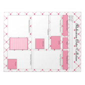 Teacup-Süssen _ Arzneimitteldatenerfassung Notizblock (Vorderseite)