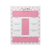 Teacup-Süssen _ Concept Care Planning Notizblock (Rotiert)