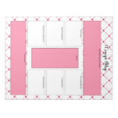 Teacup-Süssen _ Concept Care Planning Notizblock (Vorderseite)