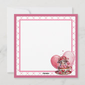 Teacup Süssen Feiertagskarte (Rückseite)