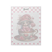 Teacup Süssen_ Journal Notizblock (Rotiert)