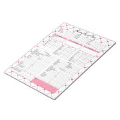 Teacup-Süssen _ Krankenversicherungsbericht Notizblock (angewinkelt)