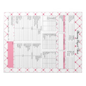 Teacup-Süssen _ Krankenversicherungsbericht Notizblock (Vorderseite)