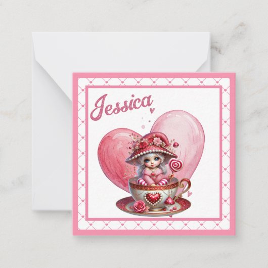Teacup Süssen Mitteilungskarte (Vorderseite)