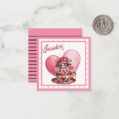 Teacup Süssen Mitteilungskarte (Vorderseite/Rückseite Beispiel)