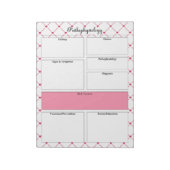 Teacup-Süssen _ Pathophysiologie-Vorlage Notizblock (Rotiert)