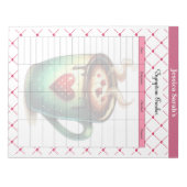 Teacup-Süssen _ Symptom Tracker Notizblock (Vorderseite)
