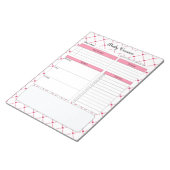 Teacup-Süssen _ Tägliche Übersicht Notizblock (angewinkelt)