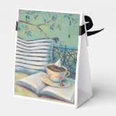 Teacup Tiny Gevor Box - Pastellfarben Schwarz & We Geschenkschachtel (Rückseite)