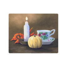 Teacup und Candle Still Life