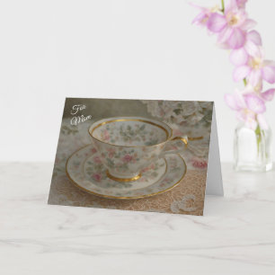 Teacup Vintag Tea Lover Teatro Sociale Bellinzona Karte