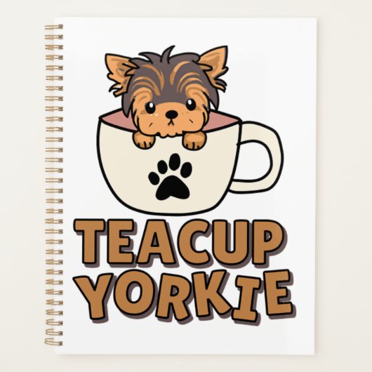 Teacup Yorkie Welpe  Planer (Vorderseite)