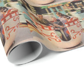Teacupfahrt am Vergnügungspark Geschenkpapier (Rolleneckpunkt)