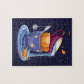 Teacups fallen Whimsical Jigsaw Puzzle (Horizontal)
