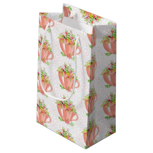 Teacups Kleine Geschenktüte (Rückseite Schrägansicht)