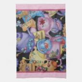 Teacups und Teekannen Küchentuch (Vertikal)