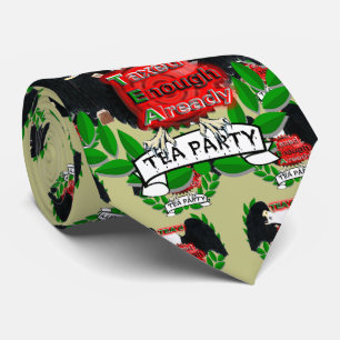 TEA'd Tea Party besteuert genug bereits Krawatte