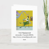 'TEADANCE 1927' KARTE (Rückseite)