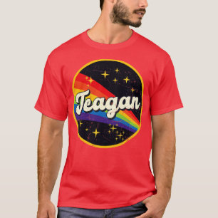 Teagan Rainbow in Space Vintag GrungeStyle T-Shirt