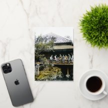 Teahouse Geisha aus dem alten Japan Vintag Japanis