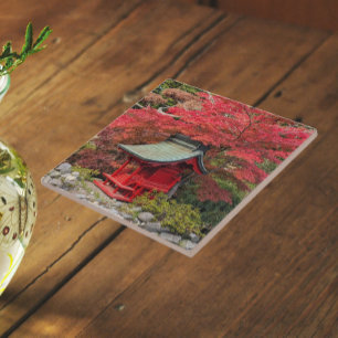 Teahouse und Autumn Leaves Fliese