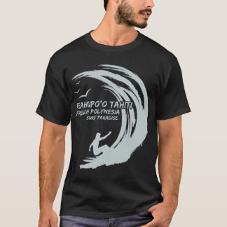 Teahupoo-Tahiti-französisch-Polynesien-Surf T-Shirt