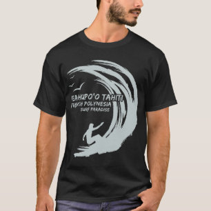 Teahupoo-Tahiti-Französisch-Polynesien-Surfing T-Shirt