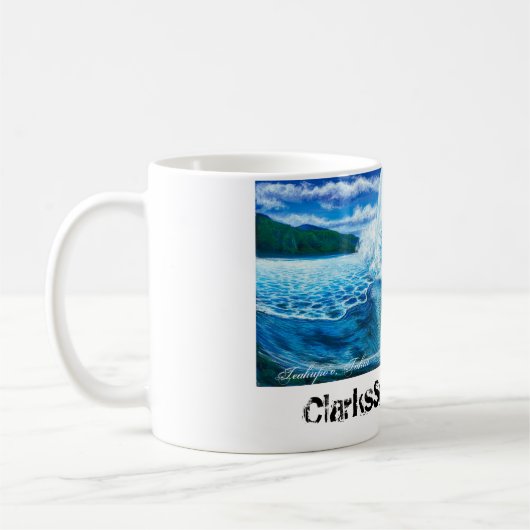 Teahupoo, Tahiti Kaffeetasse (Links)