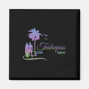 Teahupoo Tahiti Surfen Französisch-Polynesien  Magnet