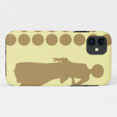 Teak Cream Neutral Dots Mode Case-Mate iPhone Hülle (Rückseite (Horizontal))