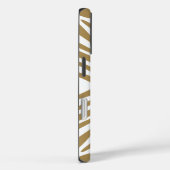Teak Neutral Zebra Case-Mate iPhone Hülle (Rückseite / Rechts)
