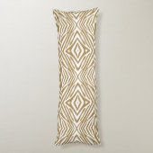 Teak Neutral Zebra Seitenschläferkissen (Rückseite (Vertikal))