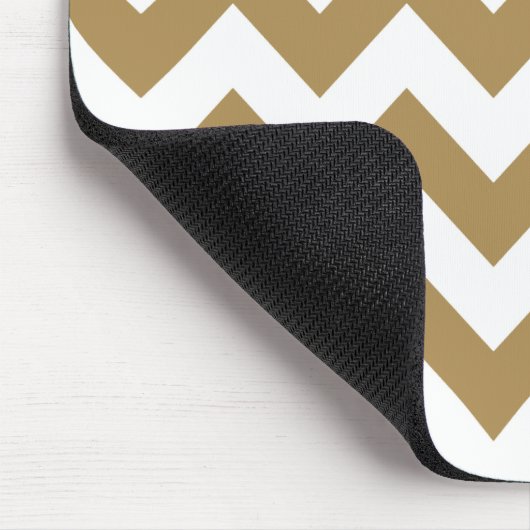 Teak neutral Zickzack Mousepad (Ecke)