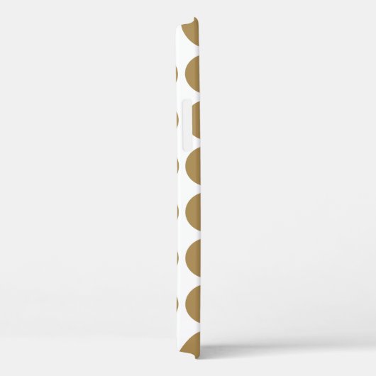 Teak neutrale Punkte Case-Mate iPhone Hülle (Rückseite / Rechts)