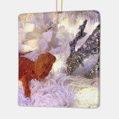 Teak the Bearded Dragon Weltfrieden Keramikornament (Links)