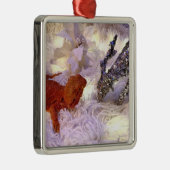 Teak the Bearded Dragon Weltfrieden Ornament Aus Metall (Rechts)