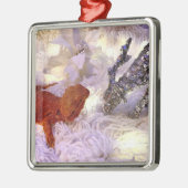 Teak the Bearded Dragon Weltfrieden Ornament Aus Metall (Links)