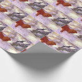 Teak the Bearded Dragon Wrapping Paper Roll Geschenkpapier (Ecke)