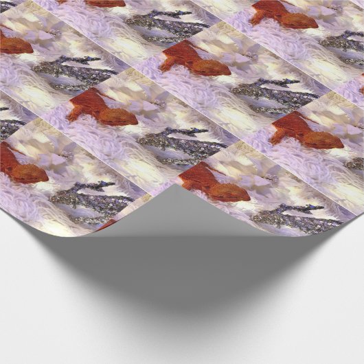Teak the Bearded Dragon Wrapping Paper Roll Geschenkpapier (Ecke)