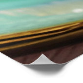 Teakup gefüllt mit der Galaxie Poster (Ecke)