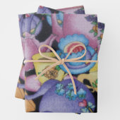 Teakups und Teapots Geschenkpapier Set (Beispiel)