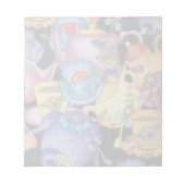 Teakups und Teapots Notizblock (Vorderseite)