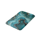 Teal-Achat-Badematte Badematte (Schrägansicht)