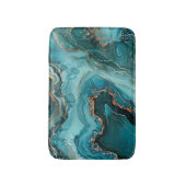 Teal-Achat-Badematte Badematte (Vorderseite Vertikal)