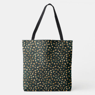 Teal and Gold Leopard Series Design 1 Tasche
