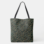 Teal and Gold Leopard Series Design 1 Tasche (Rückseite)
