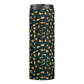 Teal and Gold Leopard Series Design 1 Thermosbecher (Rückseite)