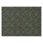 Teal and Gold Leopard Series Design 1 Tischdecke (Vorderseite (Horizontal))