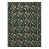 Teal and Gold Leopard Series Design 1 Tischdecke (Vorderseite)