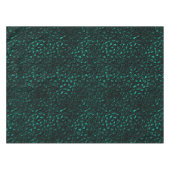 Teal and Gold Leopard Series Design 4 Tischdecke (Vorderseite (Horizontal))